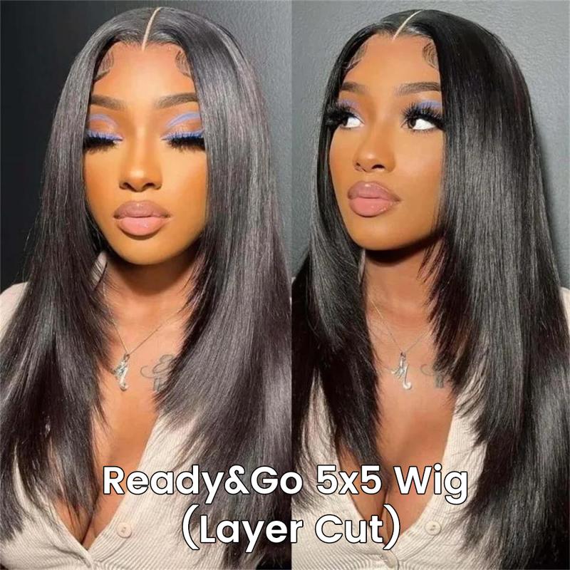 Layered LY Lace Front Human Hair Wig