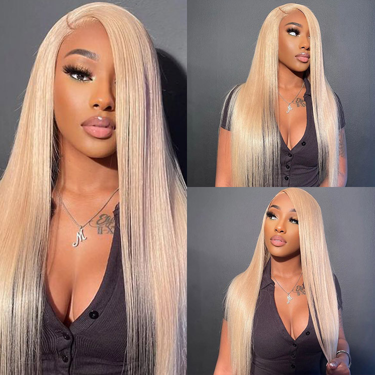 blonde lace front wig