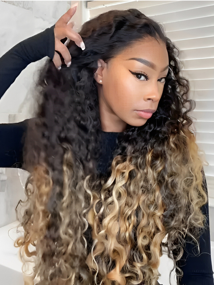 Ombre Honey Blonde Wig