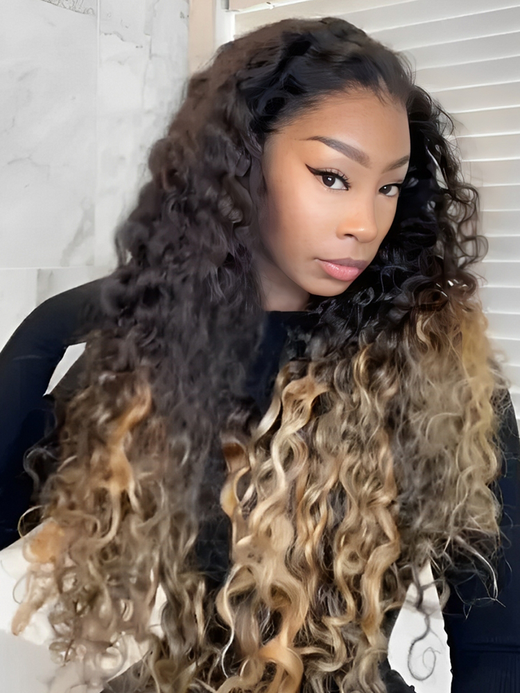 Ombre Honey Blonde Wig