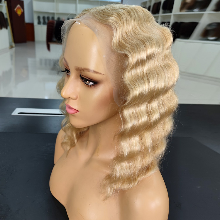 Blonde Crimped Wig