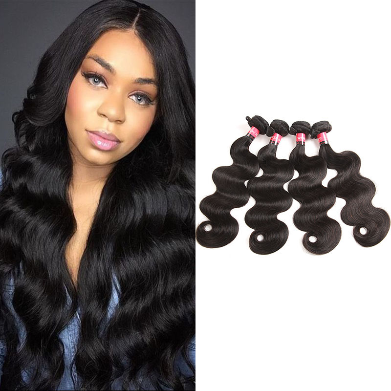 Peruvian Virgin Hair Body wave 4 Bundles