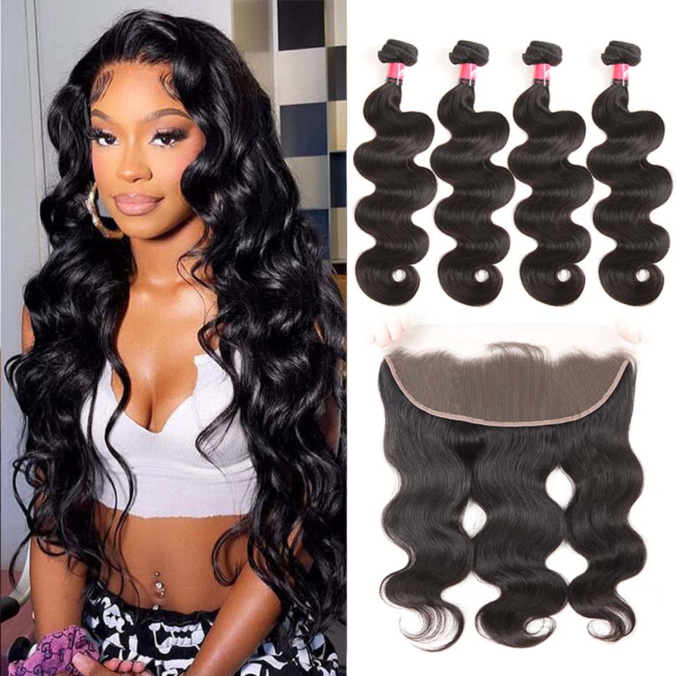 Human Hair Weaves 4 Bundles