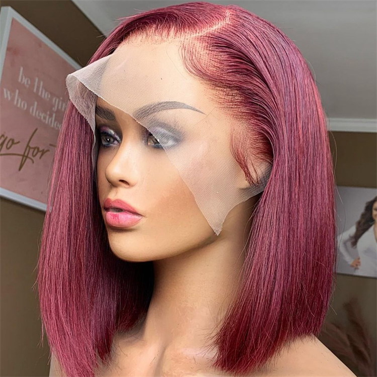 Burgundy Bob Wigs