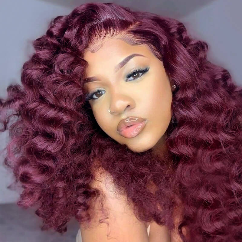 99J Lace Front Wig