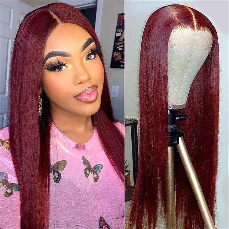 Burgundy Wigs