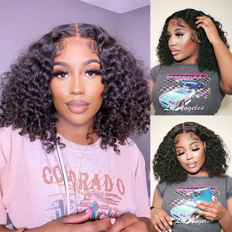 Curly Bob Wigs 