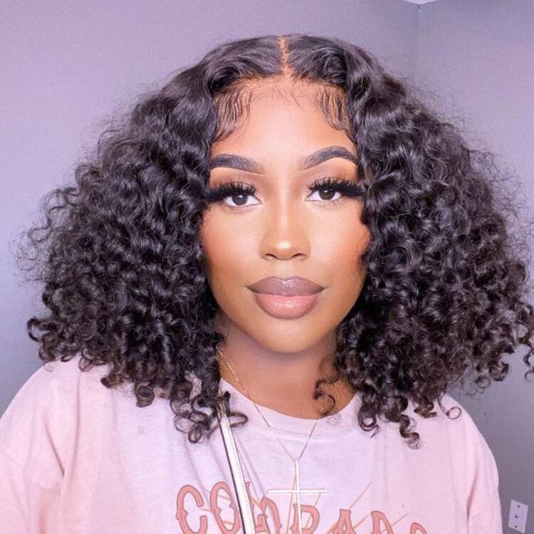 Curly Bob Wigs 