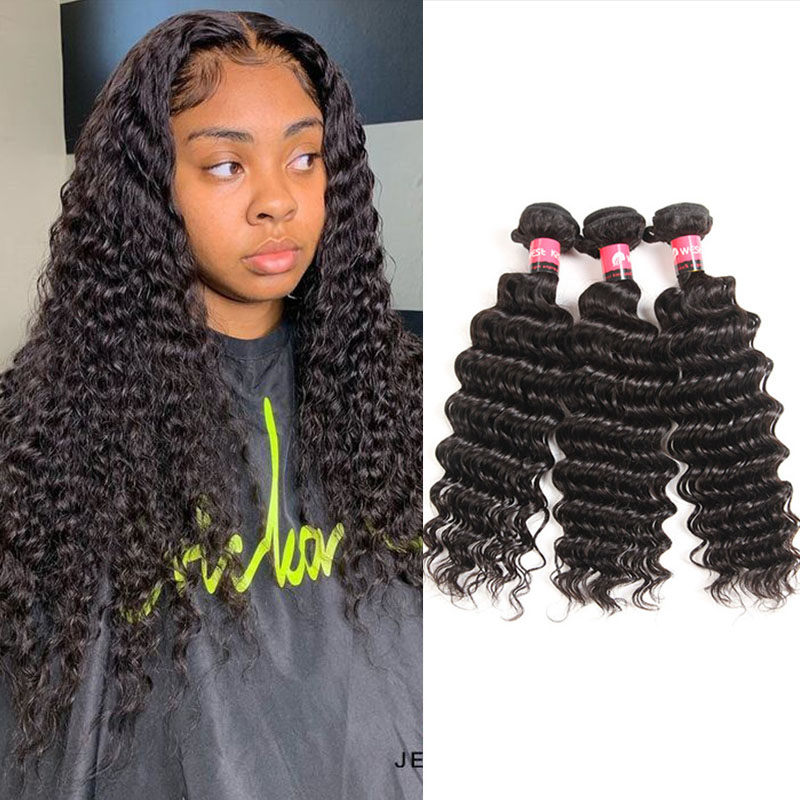 Deep Wave Hair Bundles 3PCS