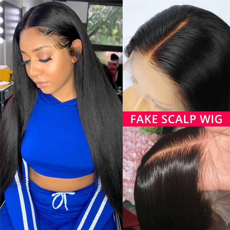 6*6 Fake Scalp Wigs