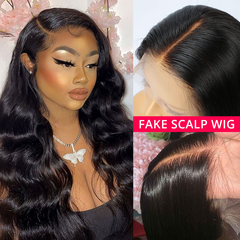 6*6 Fake Scalp Wigs