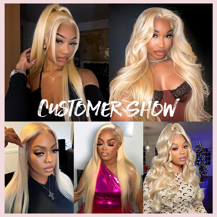 blonde lace front wigs