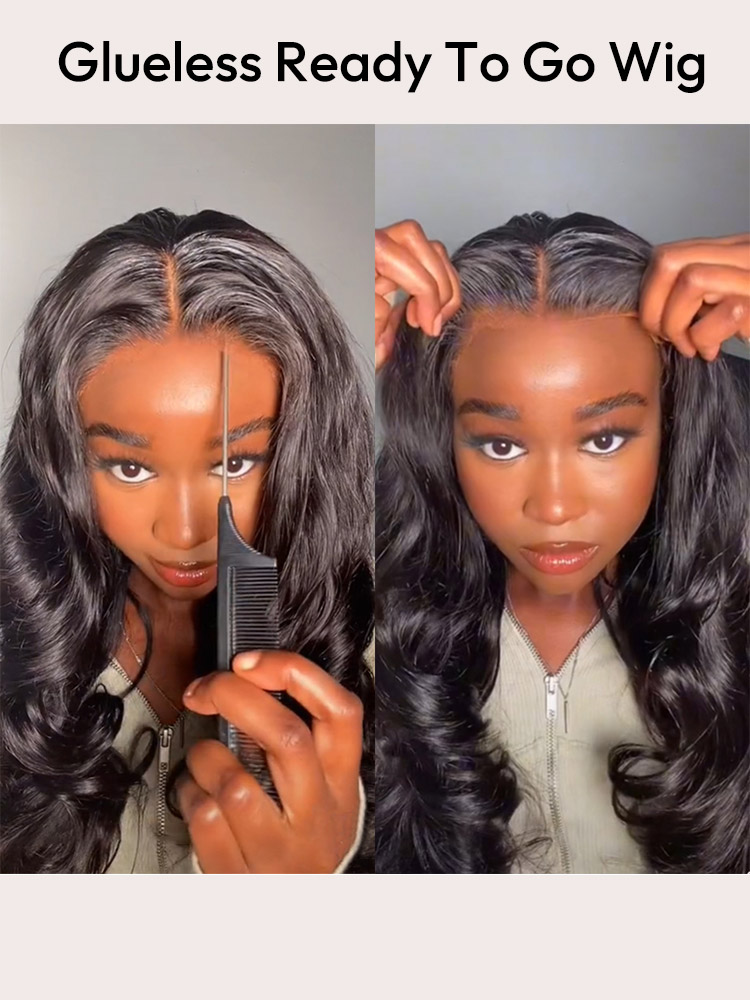 glueless transparent lace wig