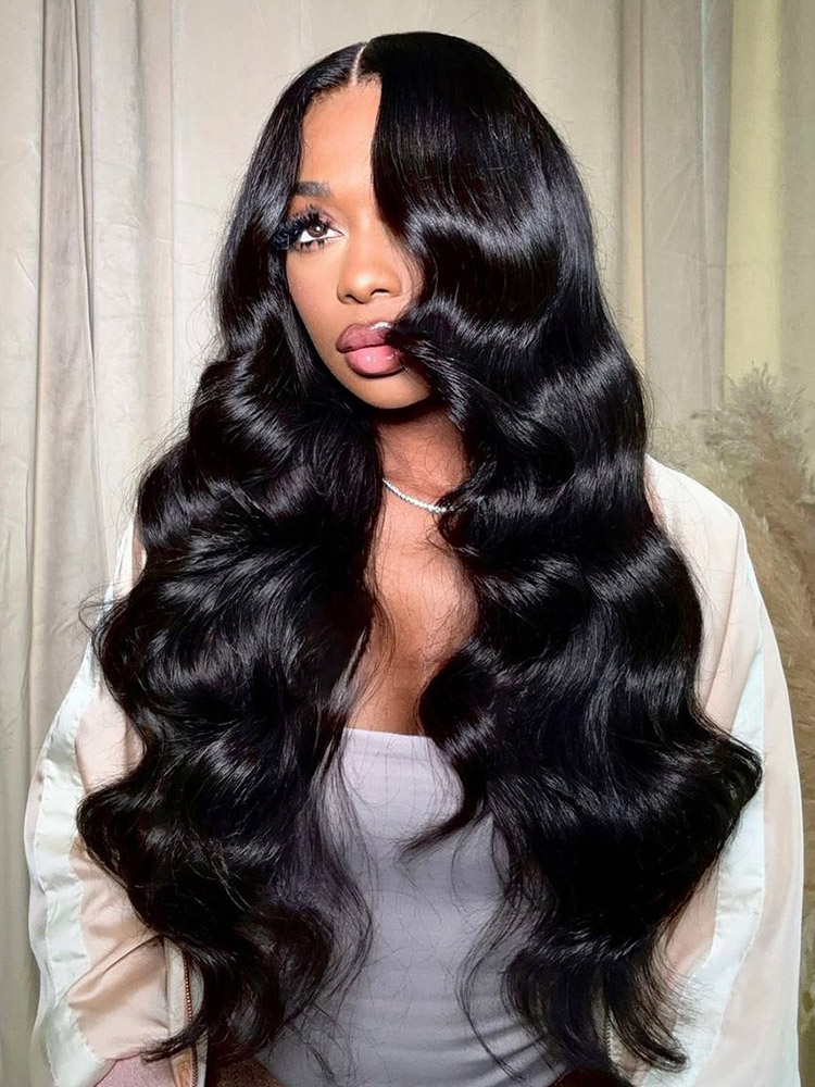 Glueless Ready To Go Wigs - Body Wave Pre-Cut HD Undetectable Lace Pre-Bleached Closure Wigs