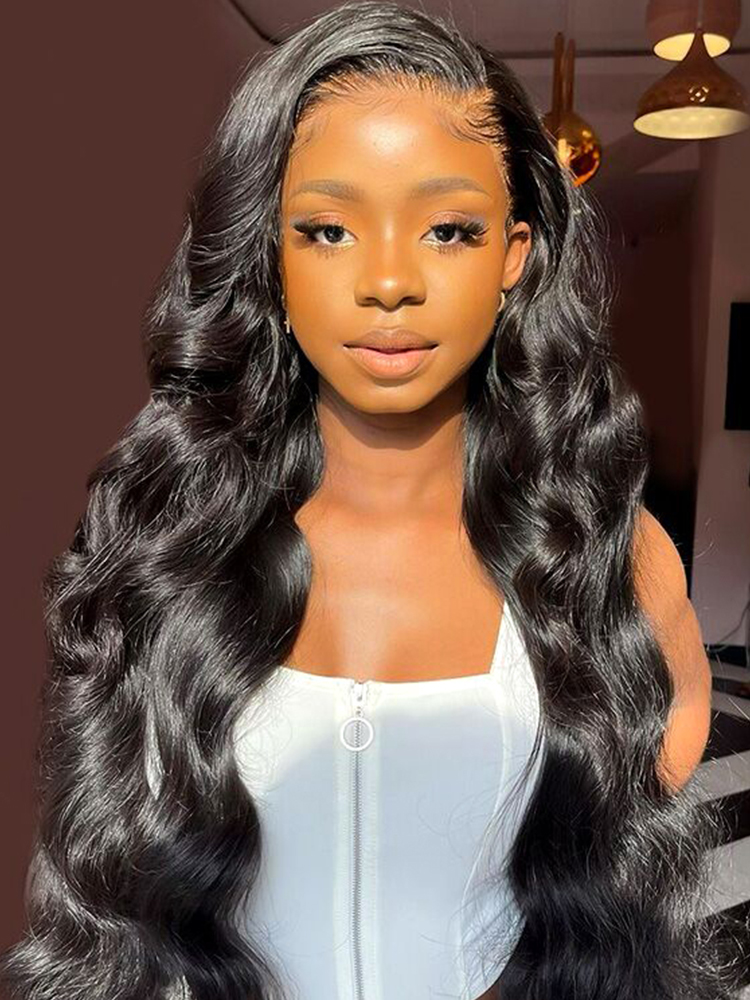 Skin Melt HD Lace Wigs Body Wave 13*6 Lace Front Wigs Real Hair Transparent Wigs 