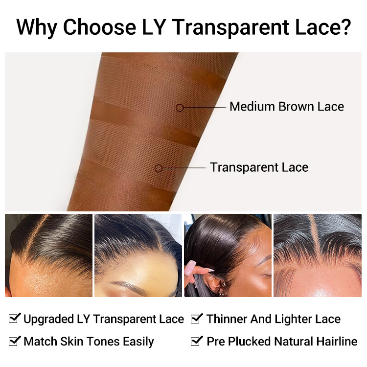 Transparent Lace Closure