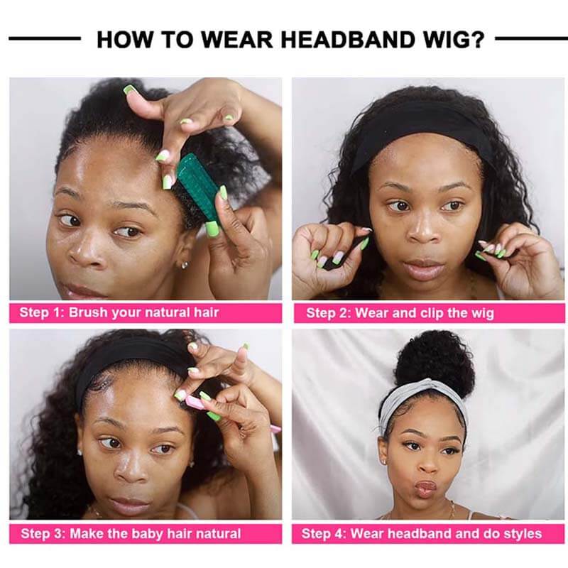 Head Band Wig 