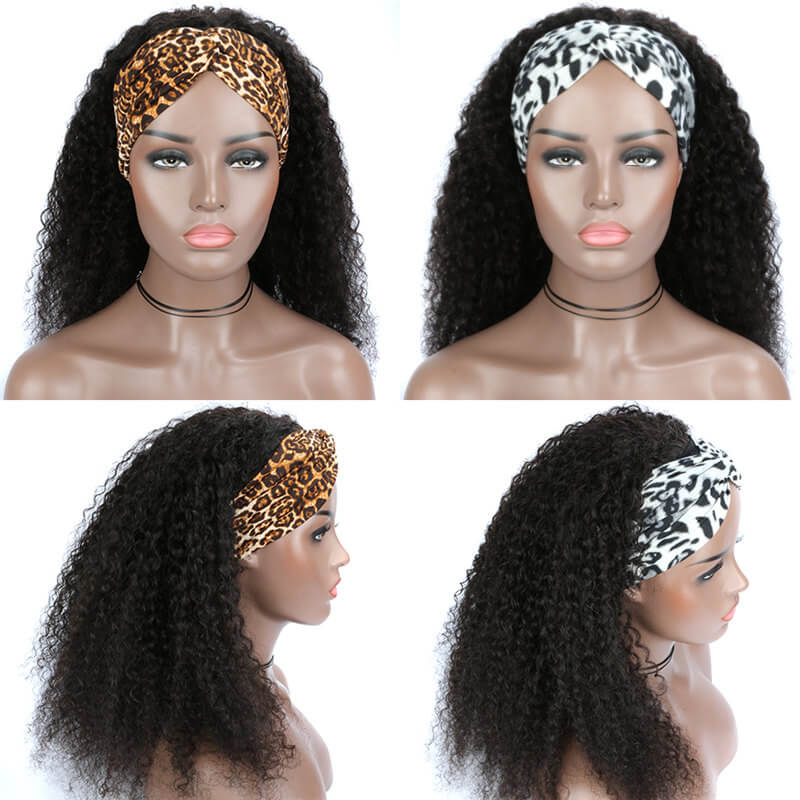 Human Hair Headband Wigs