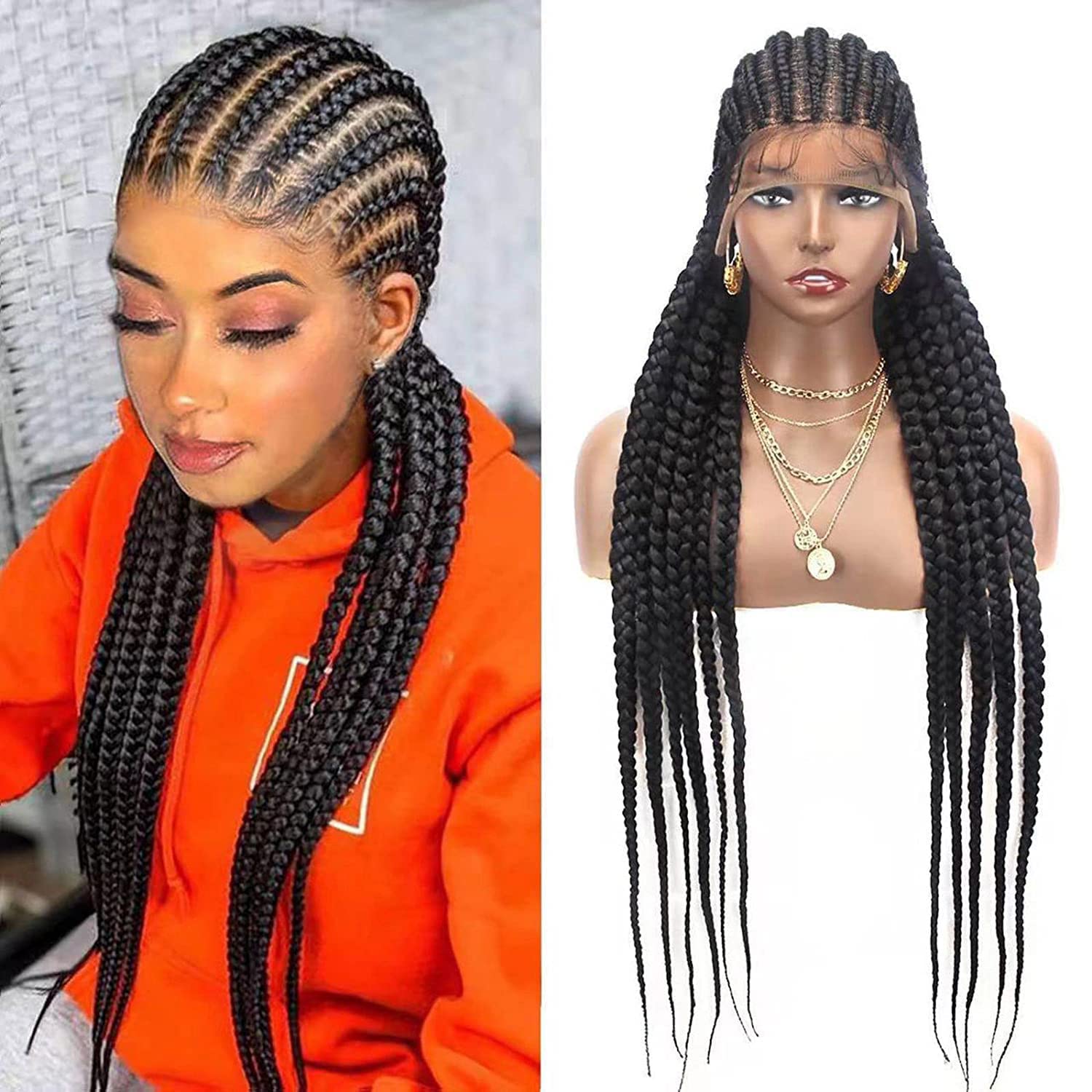 Synthetic Jumbo Box Braided Wigs