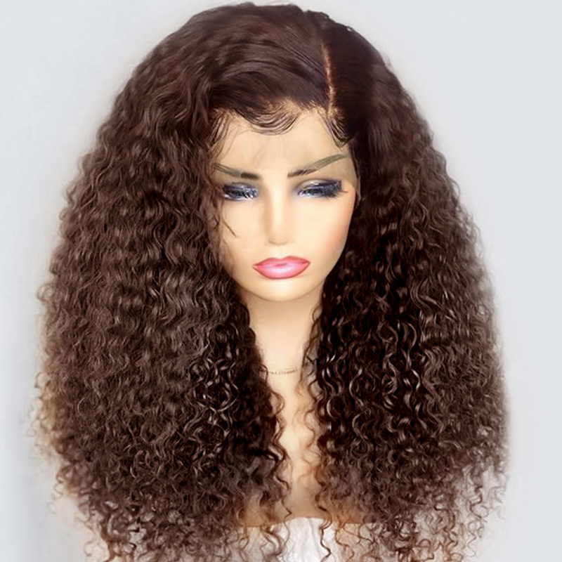 Brown Curly Wig