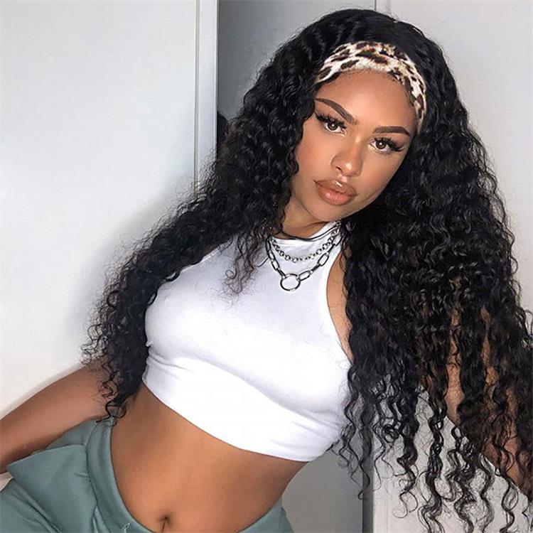 Loose Deep Wave Headband Wigs