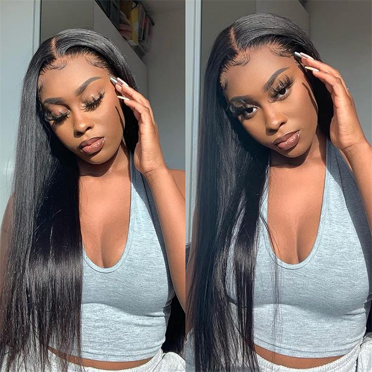 Straight 360 Lace Frontal Wigs