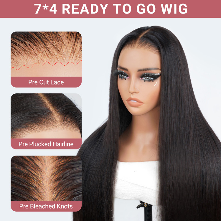 Straight HD Glueless Wigs