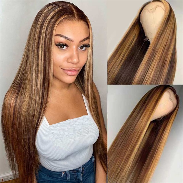 Straight Highlight Lace Wigs