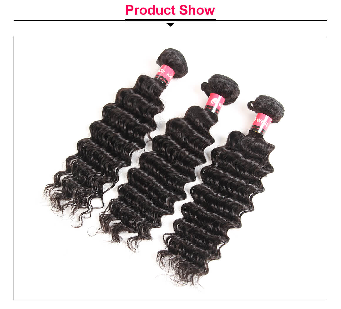 Brazilian Deep Wave Weave 3 Bundles