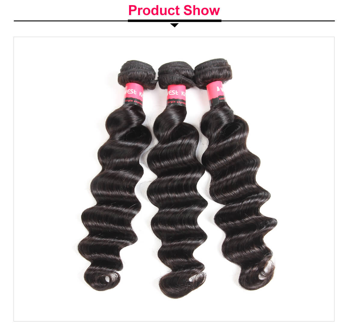 Loose Deep Wave Weave 3 Bundles