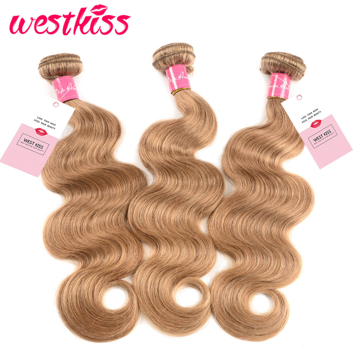 Honey Blonde Body Wave 3 Bundles