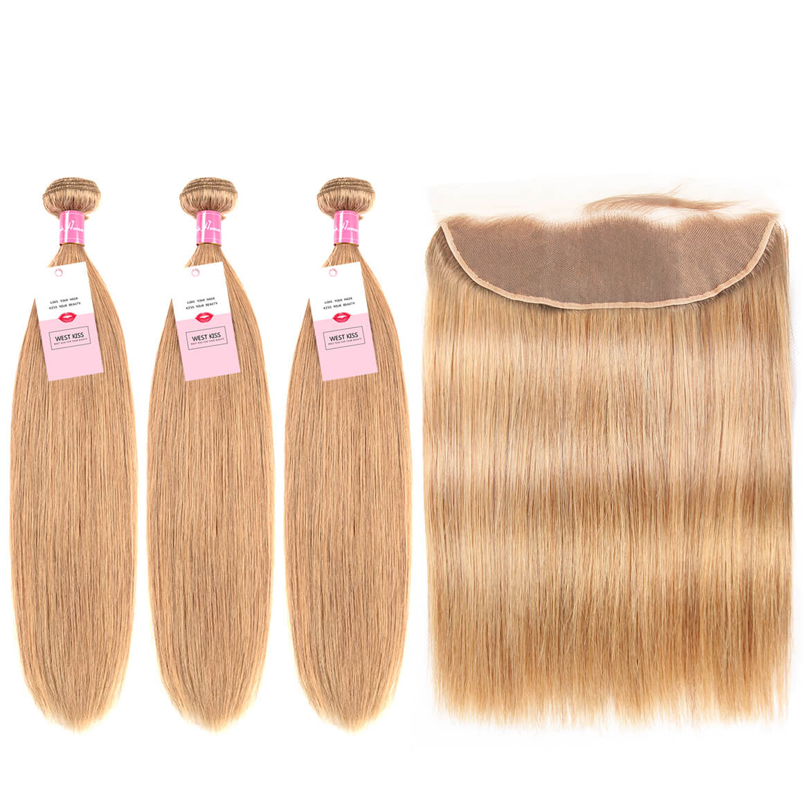 Blonde Straight Hair 3 Bundles