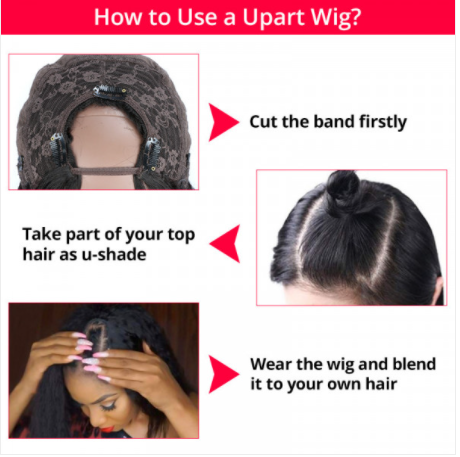 how to install U part wigs