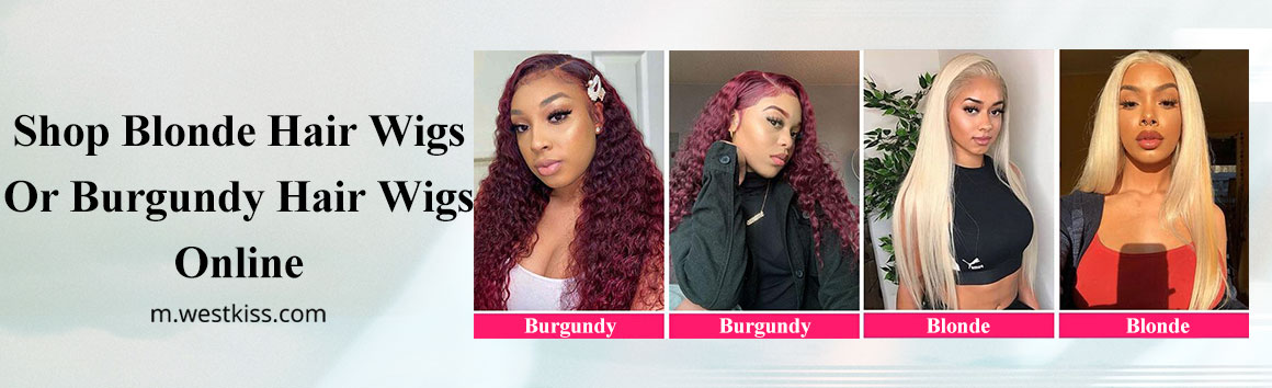 Shop Blonde Hair Wigs Or Burgundy Hair Wigs Online