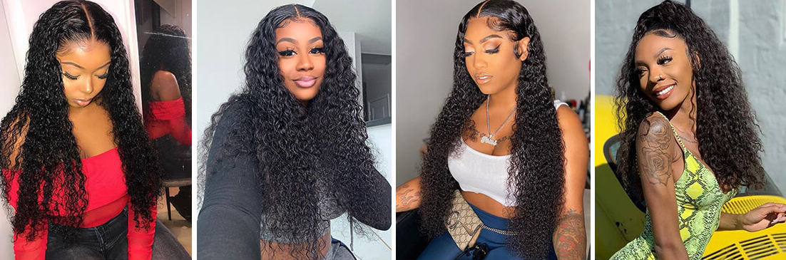 curly human hair wig