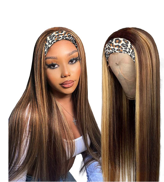 Headband highlight wig