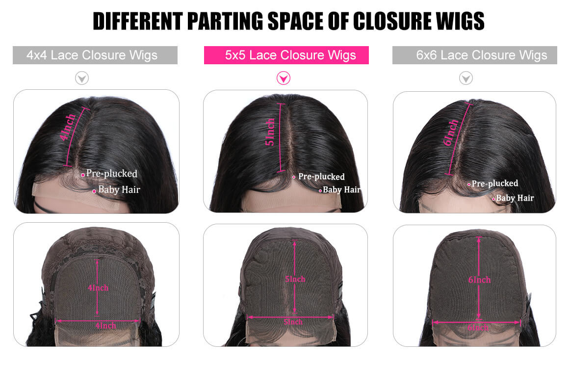  Lace Closure Wigs