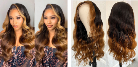 Ombre Body Wave Lace Front Wig