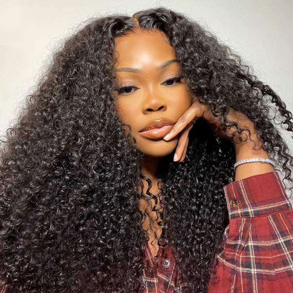 Deep wave lace wigs