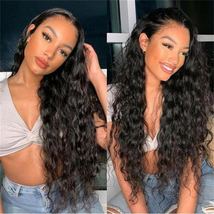 water wave lace frontal wig