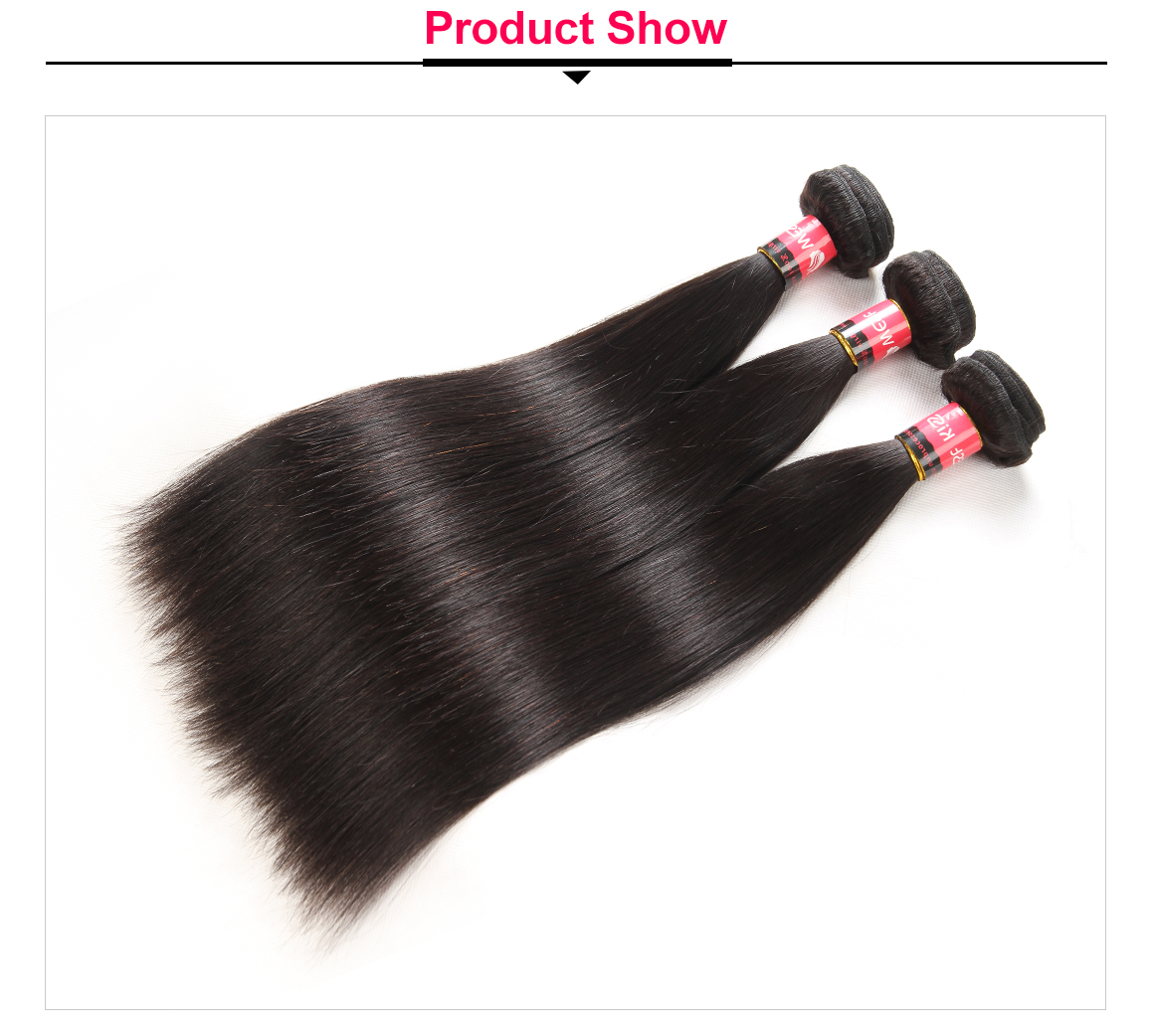 Peruvian Straight Virgin Hair 3 Bundles