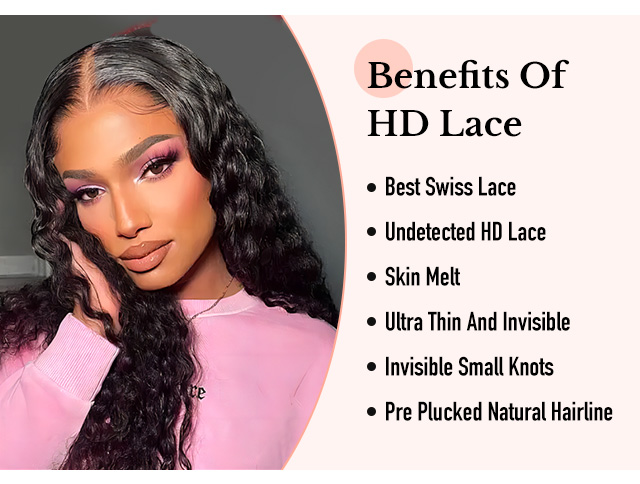 Deep wave HD lace wigs