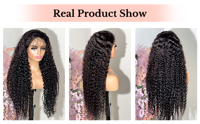 Deep wave HD lace wigs